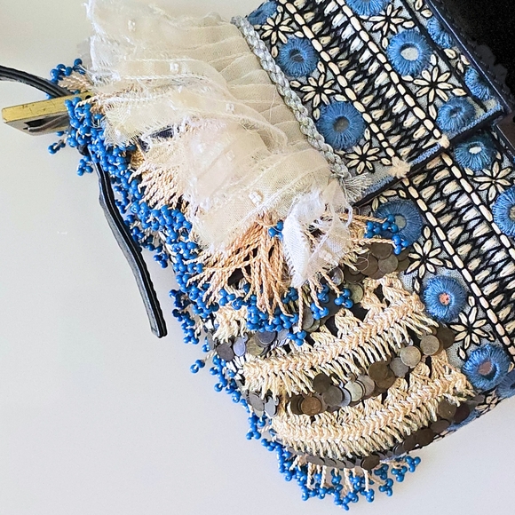 Fendi Baguette Beaded Fringe Mirror Detail - Picture 12 of 15